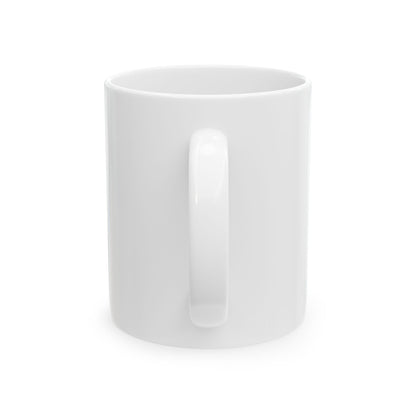 Super Mama Ceramic Mug — Mother's Day Coffee Cup with Heart Design