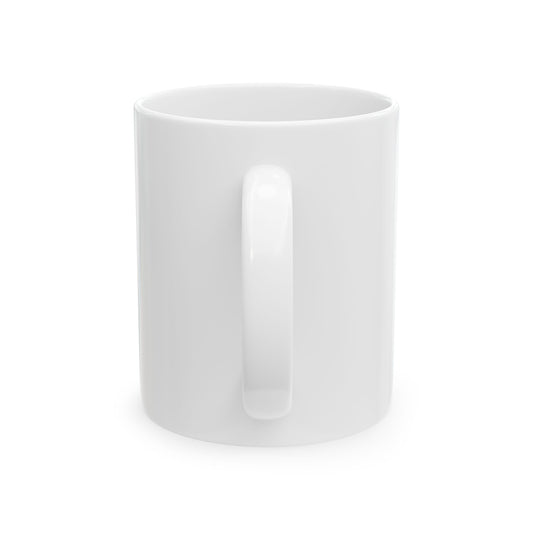 Super Mama Ceramic Mug — Mother's Day Coffee Cup with Heart Design