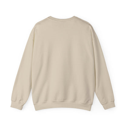 Crewneck Sweatshirt — "Super Mama" Heart Badge