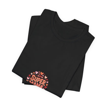 Super Mama T-Shirt — Cute Heart Mom Tee for Mother's Day