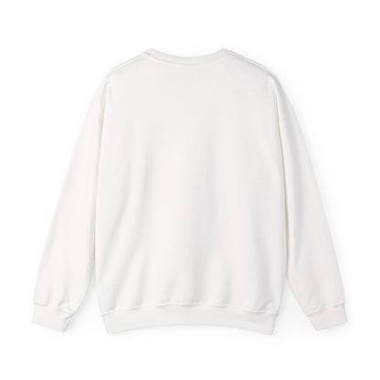 Crewneck Sweatshirt — "Super Mama" Heart Badge