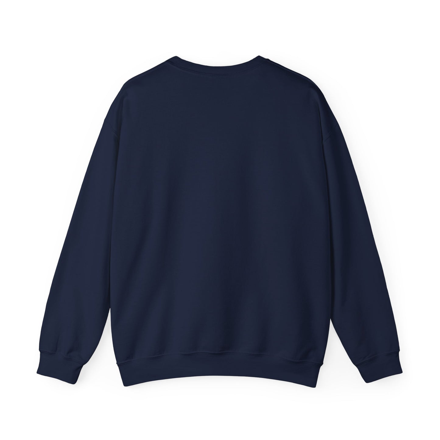 Crewneck Sweatshirt — "Super Mama" Heart Badge