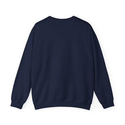 Crewneck Sweatshirt — "Super Mama" Heart Badge